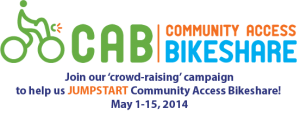 Community Access Bikeshare ad
